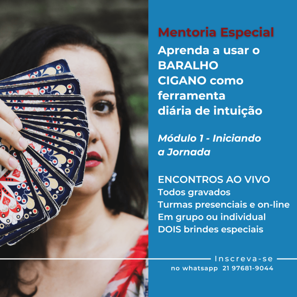  Mentoria completa de Baralho Cigano com Camilla Carvalho
Curso completo de baralho Cigano