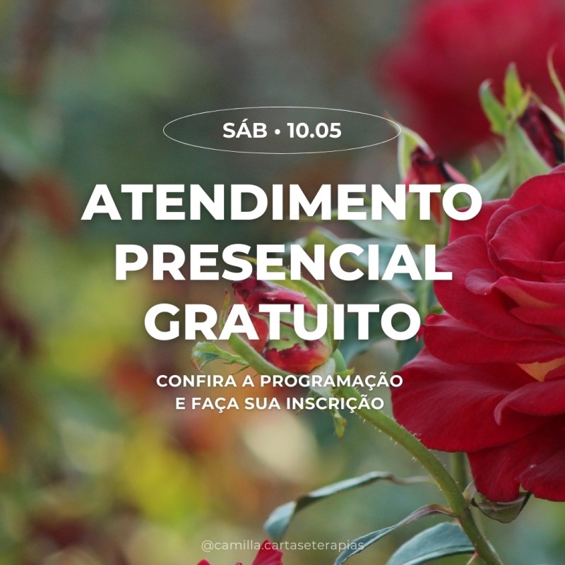 10/05: Atendimento gratuito presencial na&nbsp;Tijuca